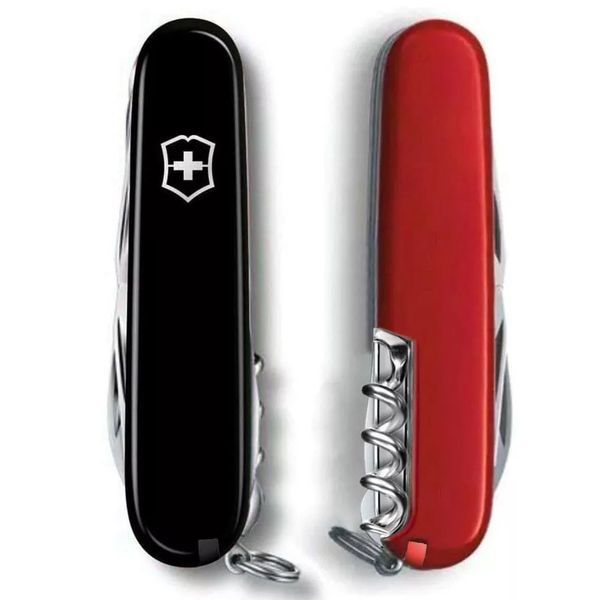 Швейцарський ніж Victorinox Climber Ukraine Чорно-червоний (1.3703.3.1) V77552936 фото
