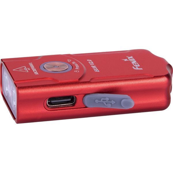 Ліхтар наключний Fenix E03R V2.0, Червоний 97535 фото