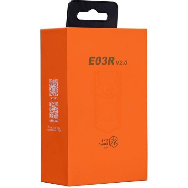 Ліхтар наключний Fenix E03R V2.0, Червоний 97535 фото