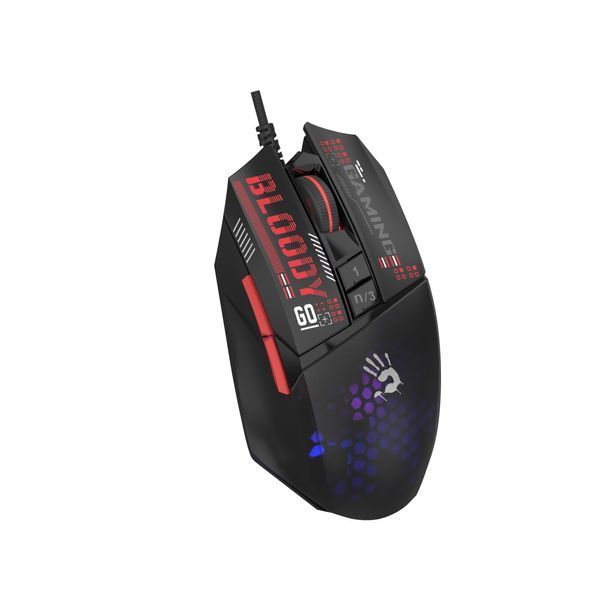 Мышь игровая W60 Max Mini Bloody, черная, активированное ПО W60 Max Mini (Honeycomb) 1606173 фото