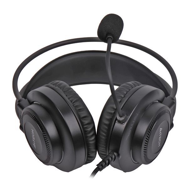 Наушники A4-Tech FH200U (Grey) USB с микрофоном, цвет серый FH200U (Grey) 1604878 фото