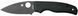 Ніж Spyderco Shaman Black Blade C229GPBK 871344 фото 1