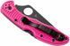 Ніж Spyderco Delica 4 Pink Blake Blade CPM-S30V C11FPPNS30VBK 871470 фото 2