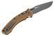 Ніж Microtech Amphibian Ram-Lock клинок Apoc Fluted руків'я Tan G-10 137RL-10APFLGTTA 4009453 фото 2