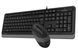 A4Tech Fstyler F1010, комплект дротовий клавіатура з мишою, USB, чорний+сірий колір F1010 (Grey) 1604053 фото 4