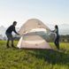 Намет надлегкий одномісний з футпринтом Naturehike Cloud Up 1 Updated NH18T010-T, 20D, сіро-Червоний 82964 фото 2