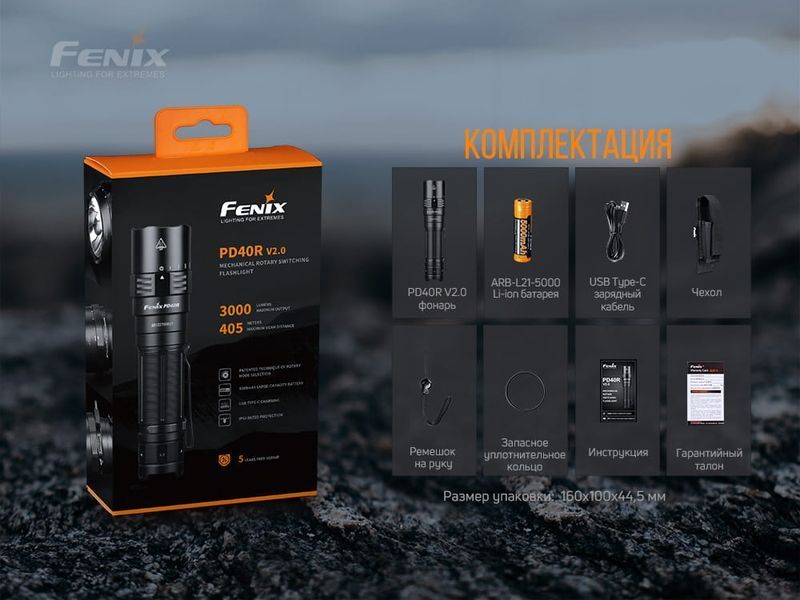 Ліхтар ручний Fenix PD40R V2.0 71256 фото