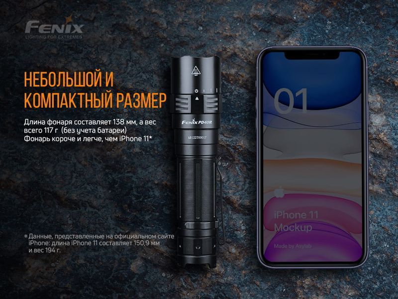 Ліхтар ручний Fenix PD40R V2.0 71256 фото