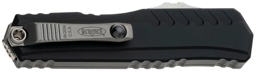 Ніж Microtech Cypher II Double Edge Stonewash Standard Black 1242-10 14090644 фото