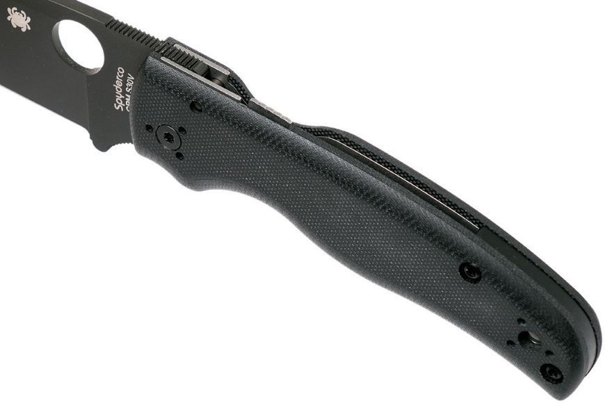 Ніж Spyderco Shaman Black Blade C229GPBK 871344 фото
