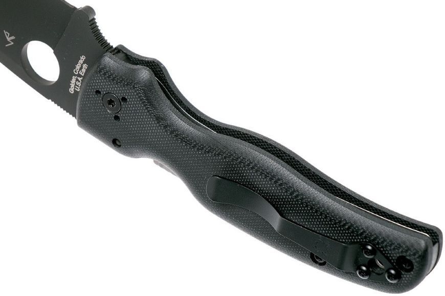 Ніж Spyderco Shaman Black Blade C229GPBK 871344 фото