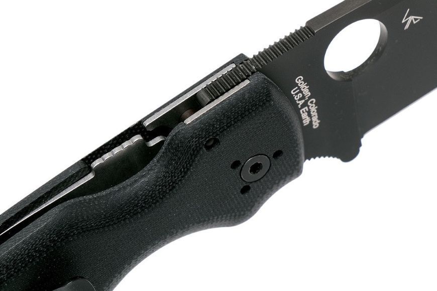 Ніж Spyderco Shaman Black Blade C229GPBK 871344 фото