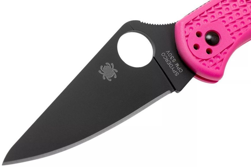 Ніж Spyderco Delica 4 Pink Blake Blade CPM-S30V C11FPPNS30VBK 871470 фото