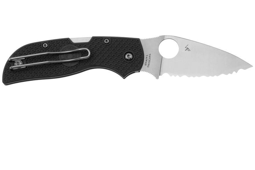 Ніж Spyderco Chaparral CTS XHP FRN Gray Серрейтор C152SGY 871653 фото
