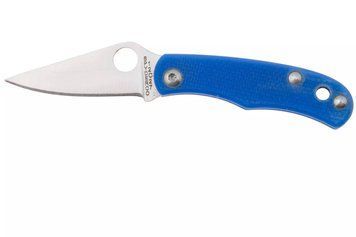 Ніж Spyderco Bug 12C27 G-10 Blue C133GBLP 871673 фото