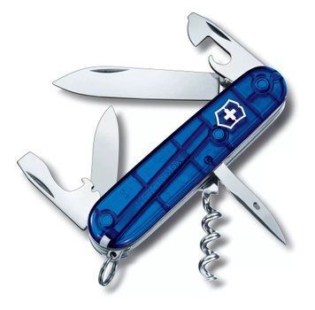 Швейцарський ніж Victorinox Spartan Blue Trans Синій напівблістер 1.3603.T2B1 V77554163 фото