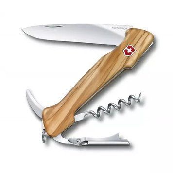 Швейцарський ніж Victorinox Wine Master 130 мм 6 функцій Оливкове дерево (0.9701.64) V77553785 фото