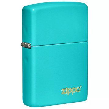 Зажигалка Zippo Flat Turquoise Zippo Lasered Бирюзовая 49454 ZL V77550463 фото