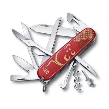 Швейцарский нож Victorinox Huntsman Year of the Rat 91 мм 16 функций Красный (1.3714.E9) V77553670 фото