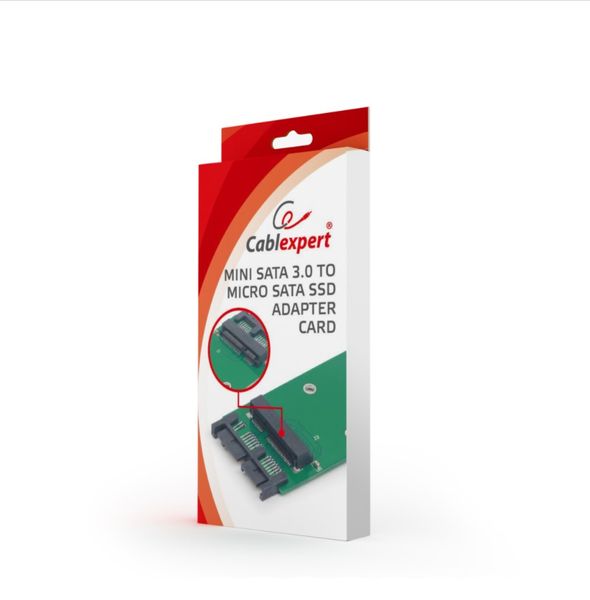 адаптер Cablexpert EE18-MS3PCB-01 mini SATA на Micro-SATA EE18-MS3PCB-01 1604769 фото