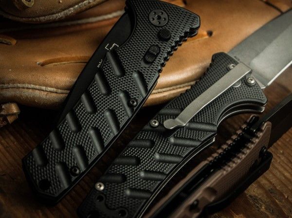 Нож Boker Plus Strike Auto Spearpoint + Тканевый чехол 01BO400 23730769 фото