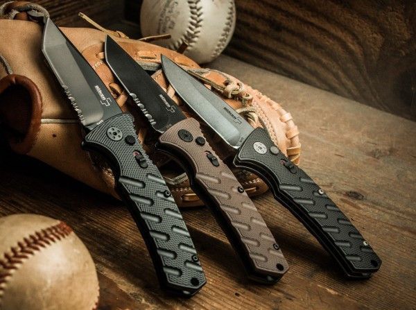 Нож Boker Plus Strike Auto Spearpoint + Тканевый чехол 01BO400 23730769 фото