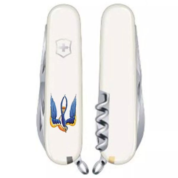 Швейцарський ніж Victorinox Spartan Ukraine Тризуб-Ластівка (1.3603.7_T1230u) V77553065 фото