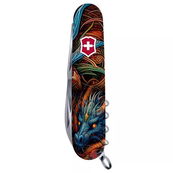 Швейцарский нож Victorinox Climber Zodiac Сапфировый дракон 91 мм 14 функций (1.3703.Z3260p) V77552937 фото