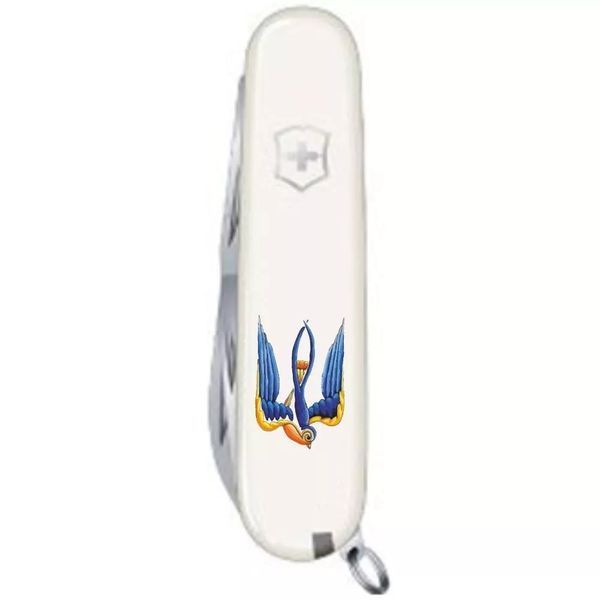 Швейцарський ніж Victorinox Spartan Ukraine Тризуб-Ластівка (1.3603.7_T1230u) V77553065 фото