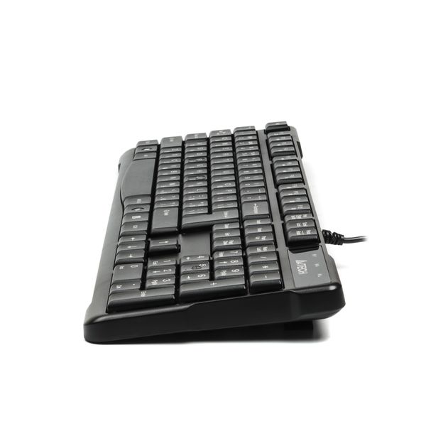 Клавіатура A4-Tech KR-750 USB, чорна, 103 keys, Win.Vista x86 Comfort Rounded Edge keyboard KR-750 USB (Black) 0200084 фото