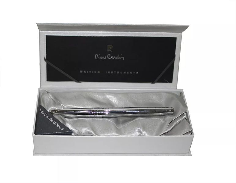 Ручка-ролер Pierre Cardin Royal Чорна Сріблястий корпус (6301RP) V77552633 фото