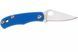 Ніж Spyderco Bug 12C27 G-10 Blue C133GBLP 871673 фото 3