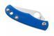 Ніж Spyderco Bug 12C27 G-10 Blue C133GBLP 871673 фото 2
