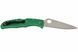 Ніж Spyderco Endura 4 Flat Ground Зелений C10FPGR 870131 фото 3