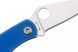 Ніж Spyderco Bug 12C27 G-10 Blue C133GBLP 871673 фото 6