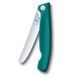 Нож для пикника складной Victorinox Swiss Classic Picnic Серрейтор Зеленый 6.7834.FC1 V77554436 фото 5
