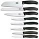 Набір кухонних ножів та підставки Victorinox Swiss Classic Cutlery Block 9 предметів Чорні (6.7173.8) V77551899 фото 2