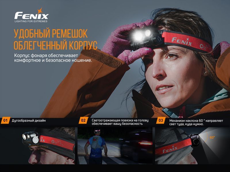 Фонарь налобный Fenix ​​HM65R-T 75930 фото
