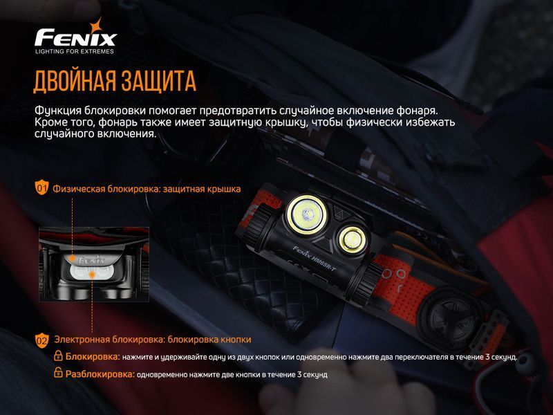 Фонарь налобный Fenix ​​HM65R-T 75930 фото