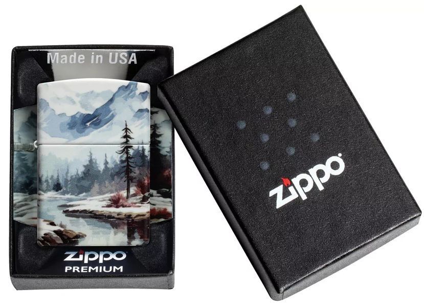 Запальничка Zippo 46702 Frozen Valley Color Matte 77890065 фото