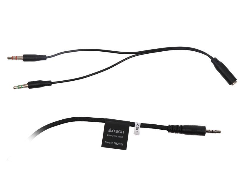 Наушники A4-Tech FH200i (Grey) с микрофоном, цвет серый FH200i (Grey) 1604880 фото