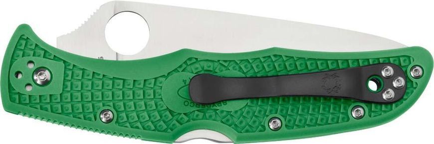 Ніж Spyderco Endura 4 Flat Ground Зелений C10FPGR 870131 фото