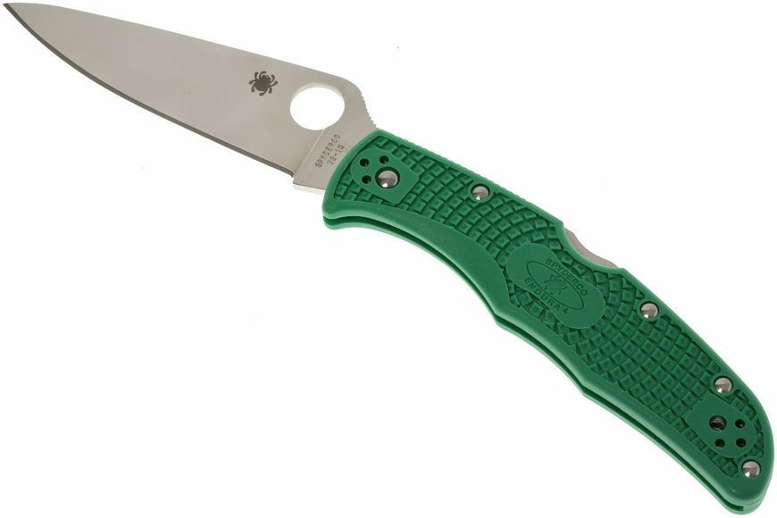 Ніж Spyderco Endura 4 Flat Ground Зелений C10FPGR 870131 фото