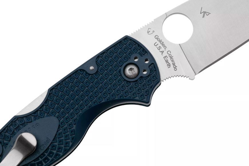 Ніж Spyderco Native Chief Lightweight CPM-S110V FRN Dark Blue C244PDBL 871713 фото
