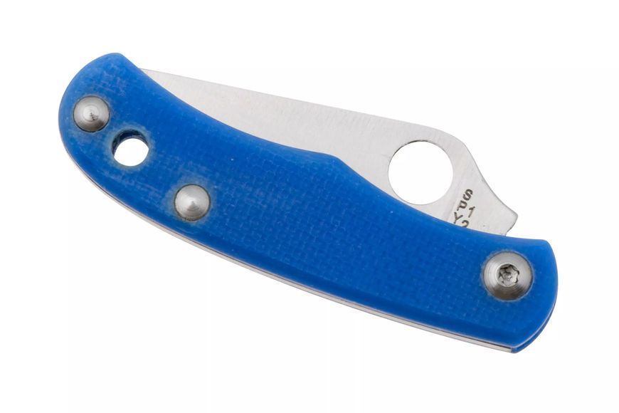 Ніж Spyderco Bug 12C27 G-10 Blue C133GBLP 871673 фото