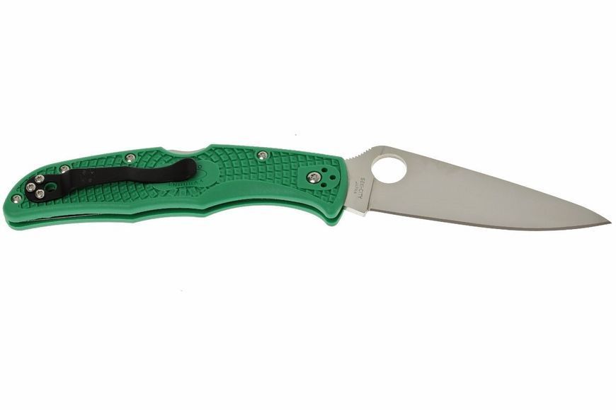 Ніж Spyderco Endura 4 Flat Ground Зелений C10FPGR 870131 фото