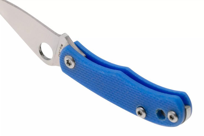 Ніж Spyderco Bug 12C27 G-10 Blue C133GBLP 871673 фото