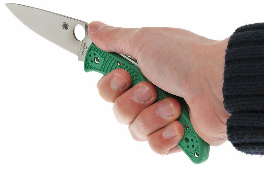 Ніж Spyderco Endura 4 Flat Ground Зелений C10FPGR 870131 фото