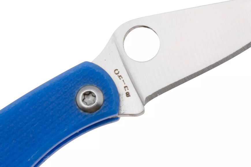 Ніж Spyderco Bug 12C27 G-10 Blue C133GBLP 871673 фото