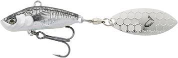 Тейл-спінер Savage Gear 3D Sticklebait Tailspin 65mm 9.0g Black Silver 18544389 фото